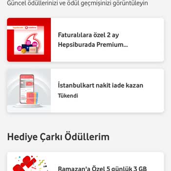 Vodafone Paket Değişiminde Hepsiburada Kodu Sorunu