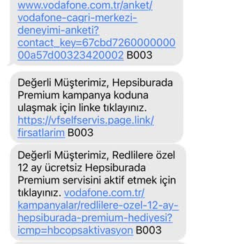 Vodafone Paket Değişiminde Hepsiburada Kodu Sorunu