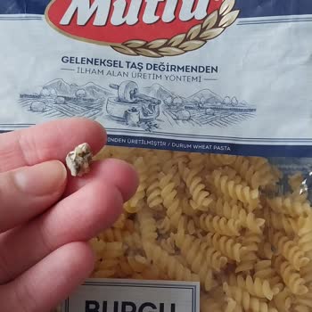 Mutlu Makarna Paketinden Çıkan İstenmeyen Sürpriz