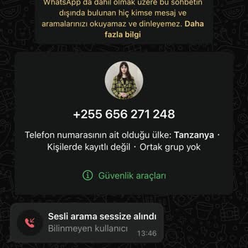 Bilinmeyen Numara Tedirginliği: WhatsApp'tan Gelen Gizemli Arama