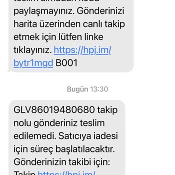 Teslimat Sorunu Ve Yanıltıcı Kurye Bildirimi