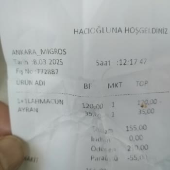 Hacıoğlu Lahmacun'da Yanıltıcı Fiyat Politikası