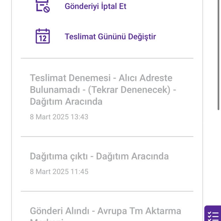 Kargo Teslimatında Keyfi Aksaklık