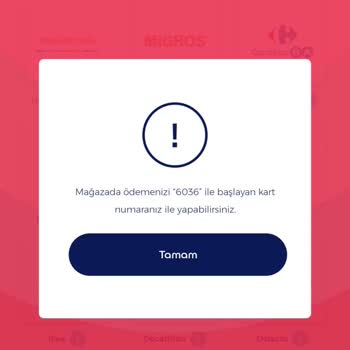 A101 Orhangazi Şubesinde Myedenred Uygulaması Kullanım Sorunu