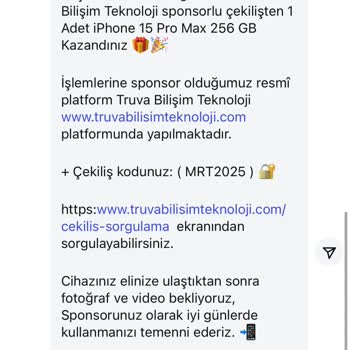 Instagram Çekilişinde Beklenmedik Ücret Talebi