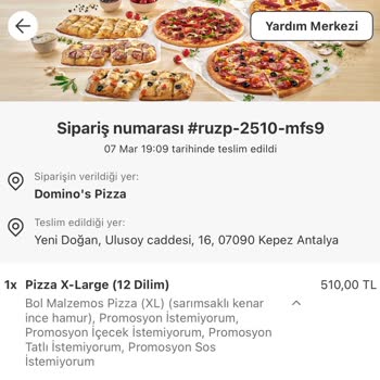 Bol Malzemeli Pizza Hayal Kırıklığı