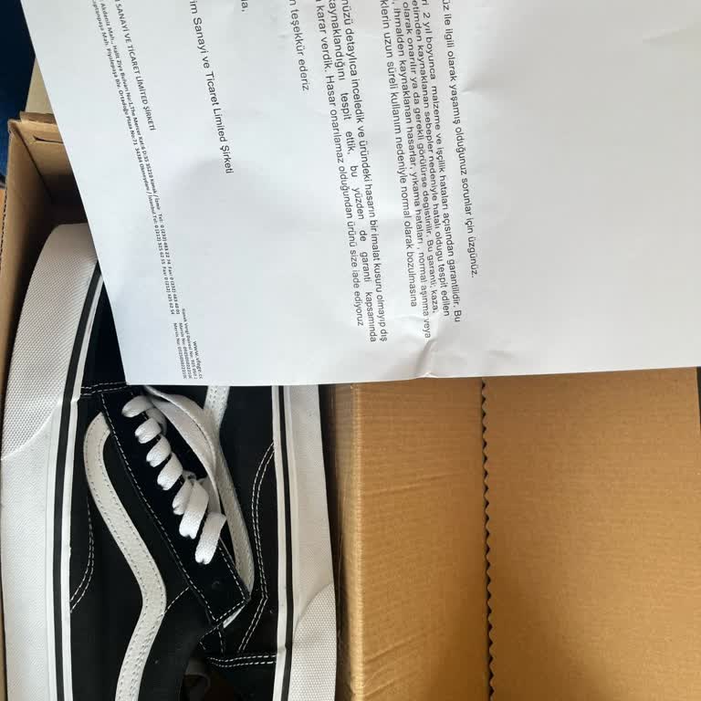 Vans Ayakkabı İade Sorunu Ve Müşteri Memnuniyetsizliği