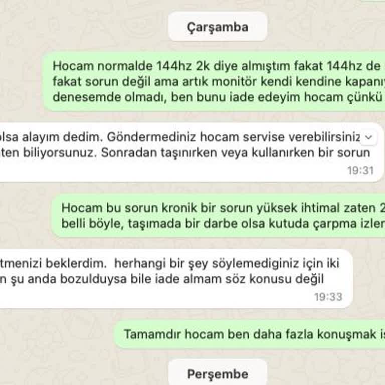 Ücret İadesi Yapılmayan Mağduriyet