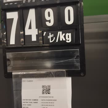 File Market Sebze Reyonundaki Fiyat Artışına Tepki