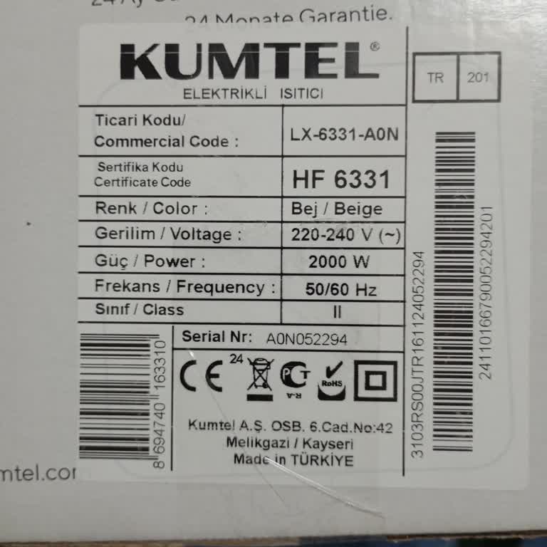 Kumtel Isıtıcı Sürekli Duruyor Ve Çalışmıyor