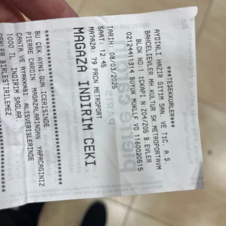 İndirim Çeki Sorunu Ve Müşteri Hizmetleri Eksikliği