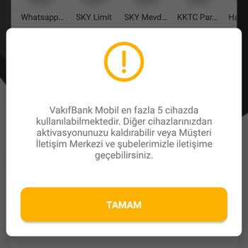 VakıfBank Mobil Uygulama Erişim Sorunu Ve Yetersiz Müşteri Hizmetleri