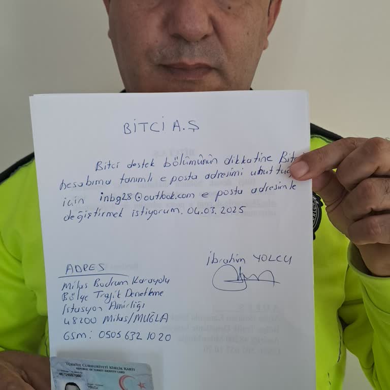Hesap Şifresi İptal Edildi Ve Mail Güncellenmedi