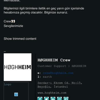 Hoghheim'den Alışverişte Mağduriyet Ve İade Sorunları