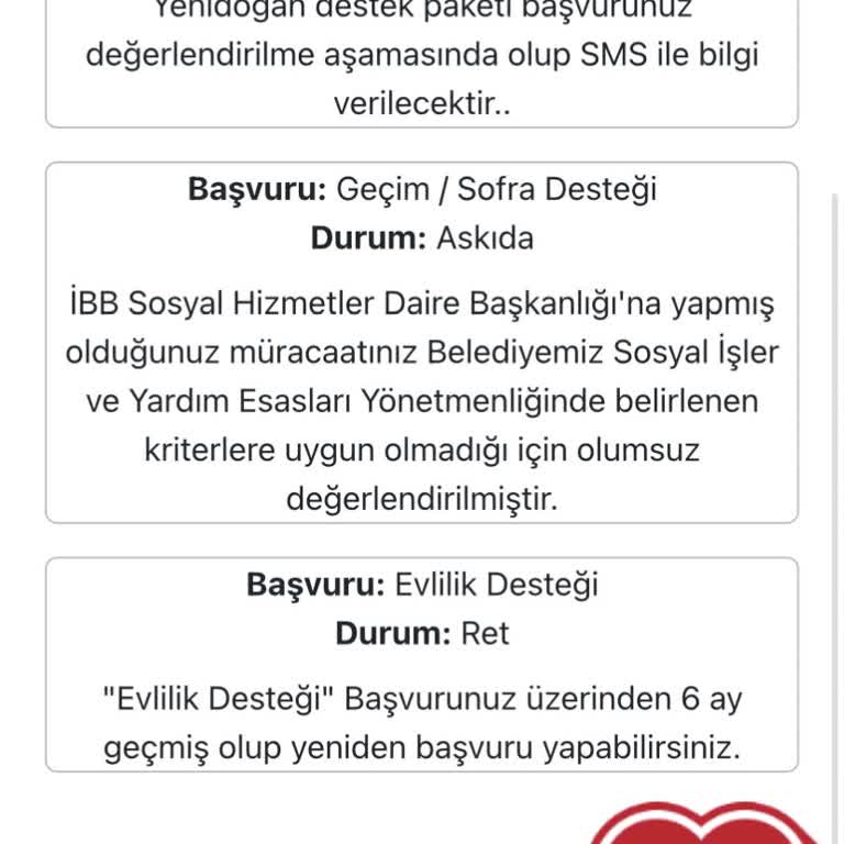 Hamilelik Döneminde Yardım Başvurusuna Ret