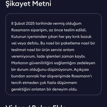 Müşteri Hizmetlerinde İletişim Sorunu Ve İade Sürecinde Yaşanan Zorluklar