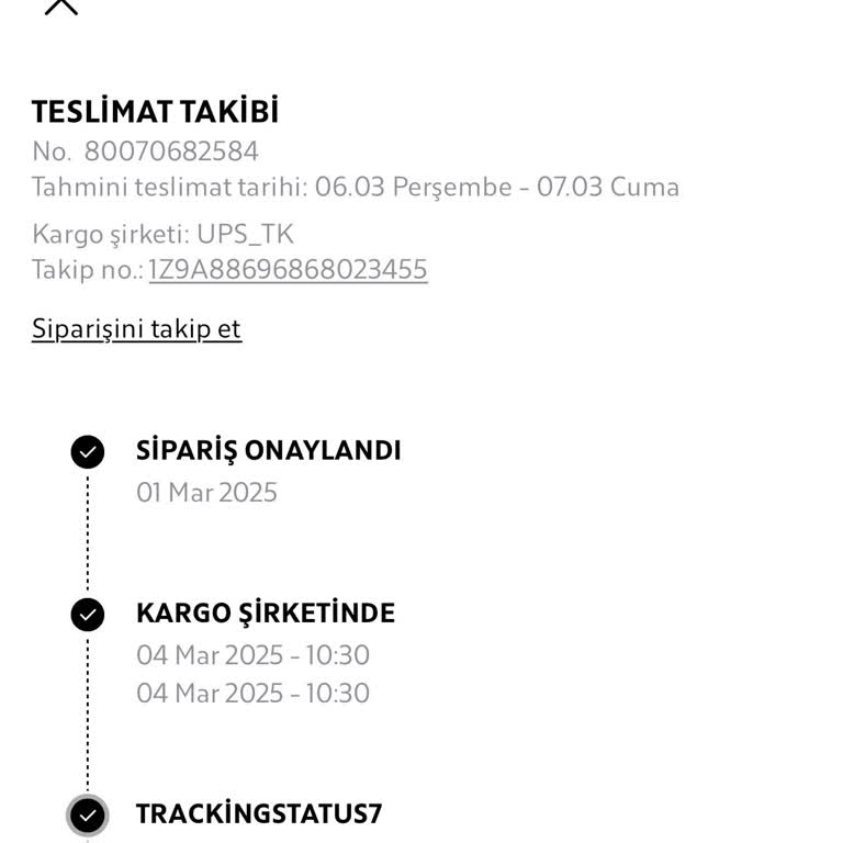 Kargo Teslim Edilmedi Ve Müşteri Mağduriyeti