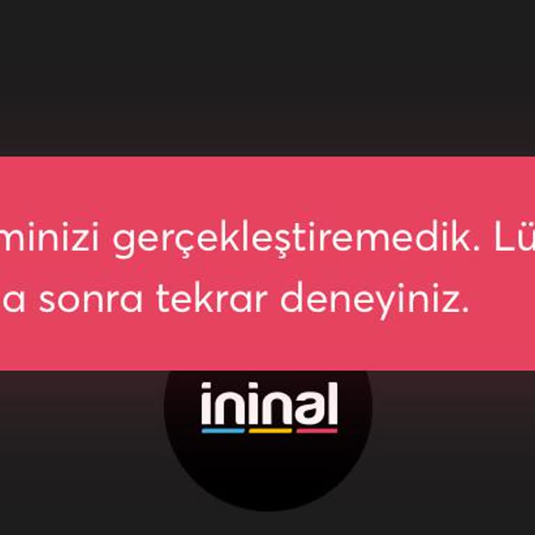 İninal Kart Telefon Numarası Değiştirme Sorunu!