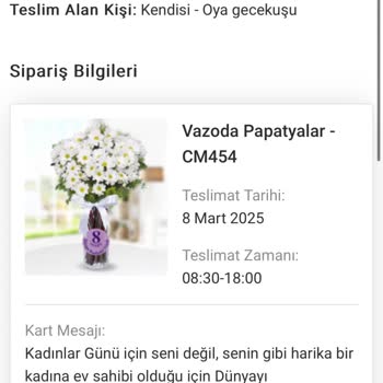 Teslim Edilmeyen Çiçek Ve Ulaşılamayan Destek