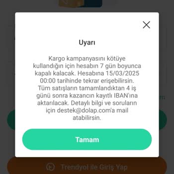 Hesabım Askıya Alındı: Dolap Uygulamasında Müşteri Hizmetleri Ve İptal Sorunları