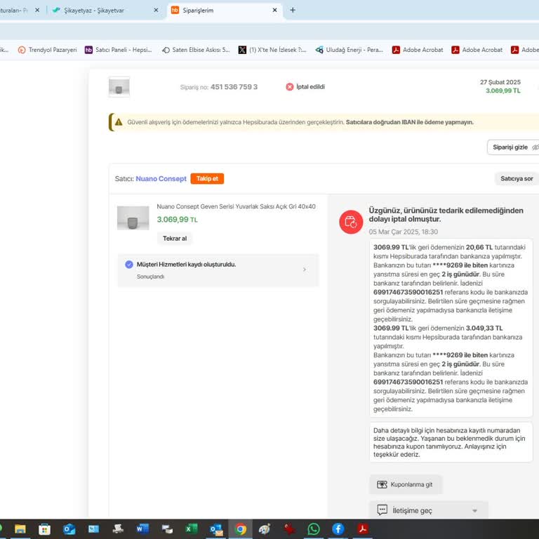 Stokta Var Dediler Ama Ürün Teslim Edilmedi