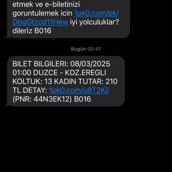 Gece Yolculuğunda İneceğim Yeri Kaçıran Otobüs