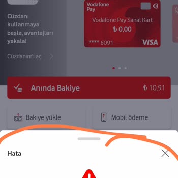 Vodafone Cüzdan Ve Müşteri Hizmetleri Sorunları