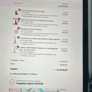 Eksik Sipariş Görüntüleme Sorunu