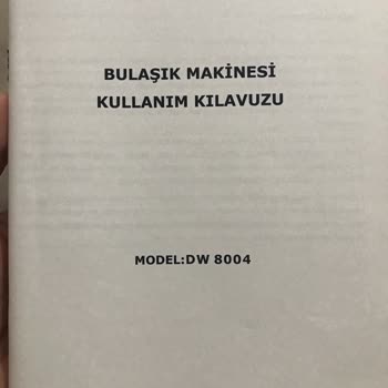 Yetkili Servis Yokluğu Nedeniyle Bulaşık Makinesi Tamir Edilemiyor