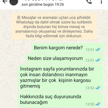 Sipariş Sonrası İletişim Ve Ürün Teslim Sorunu