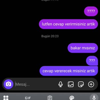 2bin TL'lik Ürün Kargoya Verilmiyor Cevap Yok