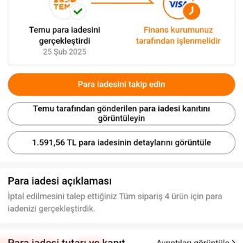 Yanlış Sipariş İptalinde Geciken Para İadesi Sorunu