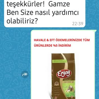 Sipariş Verilen Kedi Maması Teslim Edilmedi
