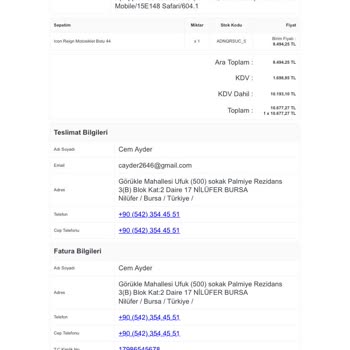 Siparişim 2.5 Aydır Gelmedi, Paramı İstiyorum