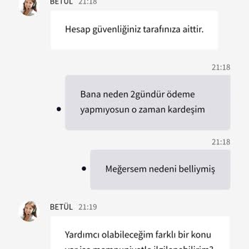 Kazançlarımın Ödenmemesi Ve Hesap Güvenliği Sorunu