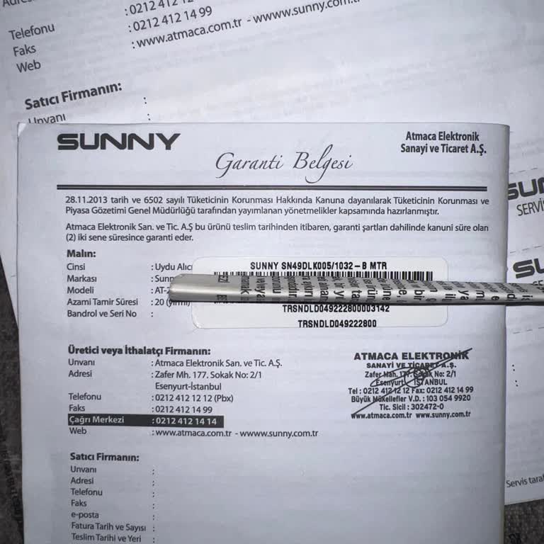 Sunny Televizyonumda Sürekli Görüntü Kaybı