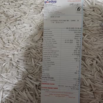 Doğalgaz Faturasında Anlamsız Artış