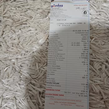 Doğalgaz Faturasında Anlamsız Artış