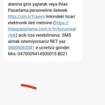 İzinsiz Onaylama Kodu Gönderimi Şikayeti
