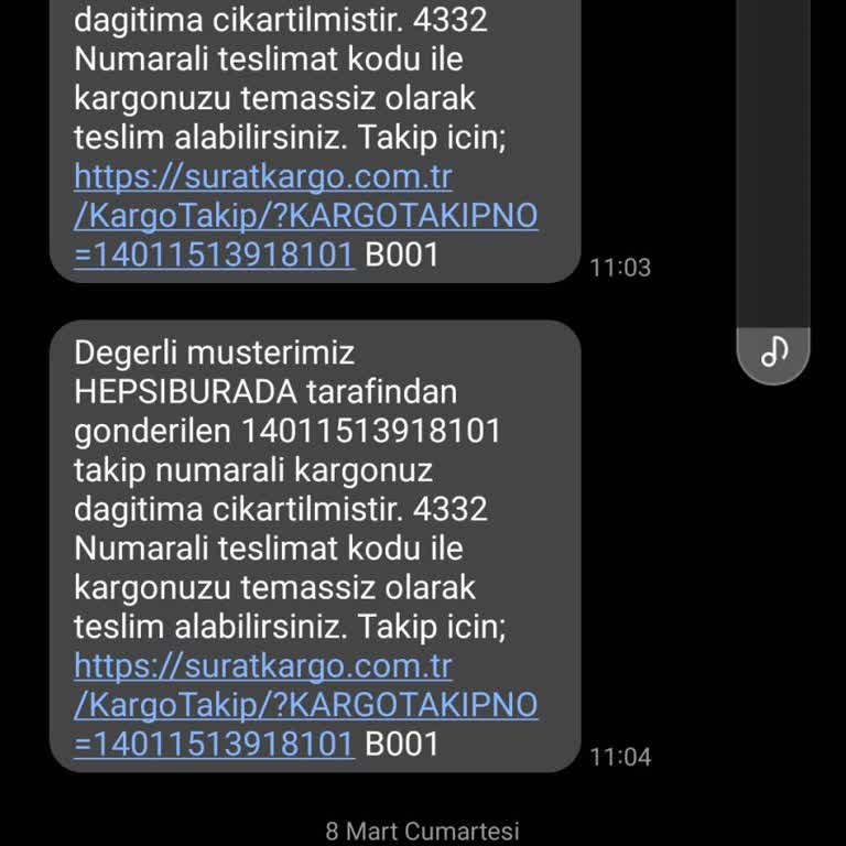 Sürat Kargo İle Teslimat Sorunu Yaşıyorum