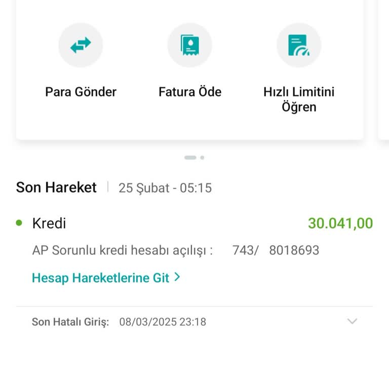 Garanti Bankası'nda Kredi Bilgilerine Ulaşamama Sorunu