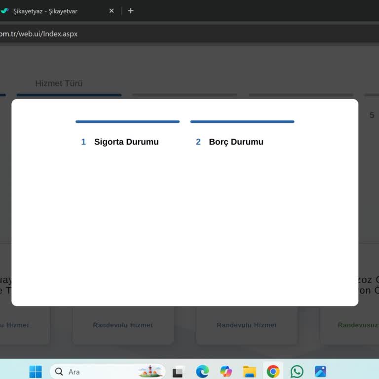 Tüvtürk Randevu Sisteminde Yaşanan Sorunlar
