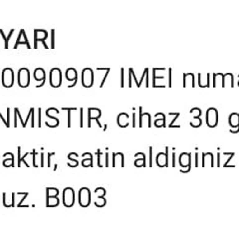 Vestel Telefonlarda IMEI Güvenlik Açığı Şoku