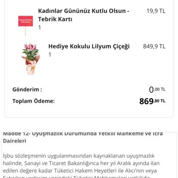 Lilyum Çiçeği Siparişimde Büyük Hayal Kırıklığı