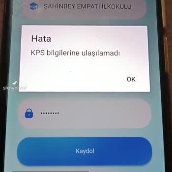 Şahinbey Belediyesi Kps Hatası Veriyor!