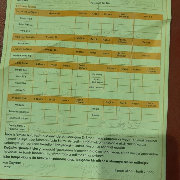 D Smart Abonelik Sürecinde Yaşanan Sorunlar