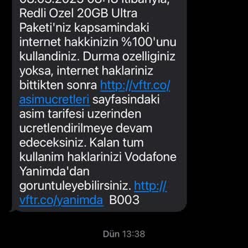 Beklenmedik İnternet Tüketimi Ve Müşteri Hizmetleri Sorunu