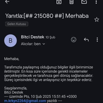 Bitçi Müşteri Hizmetleri İlgisizliği