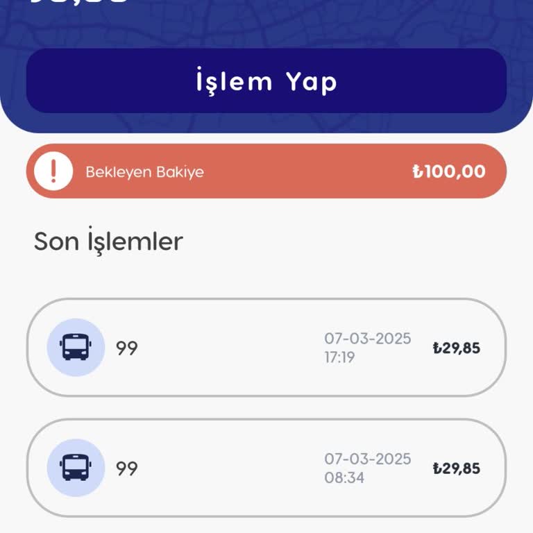 Kart Yüklemesi Bekleyen Bakiye Sorunu