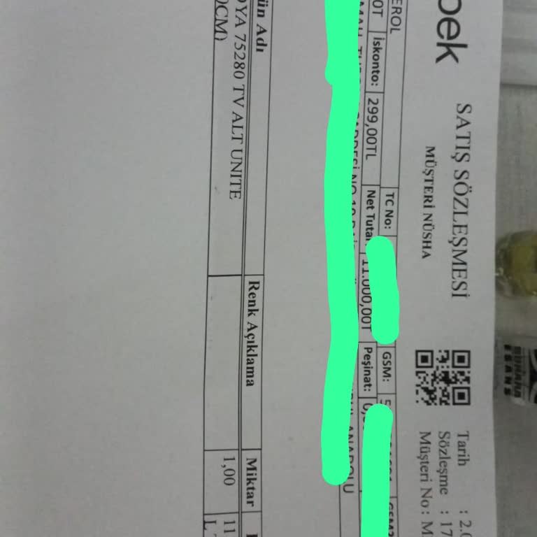 Teslim Edilmeyen TV Ünitesi Sorunu